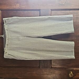 Sag Harbor Striped Capris - Size 16P